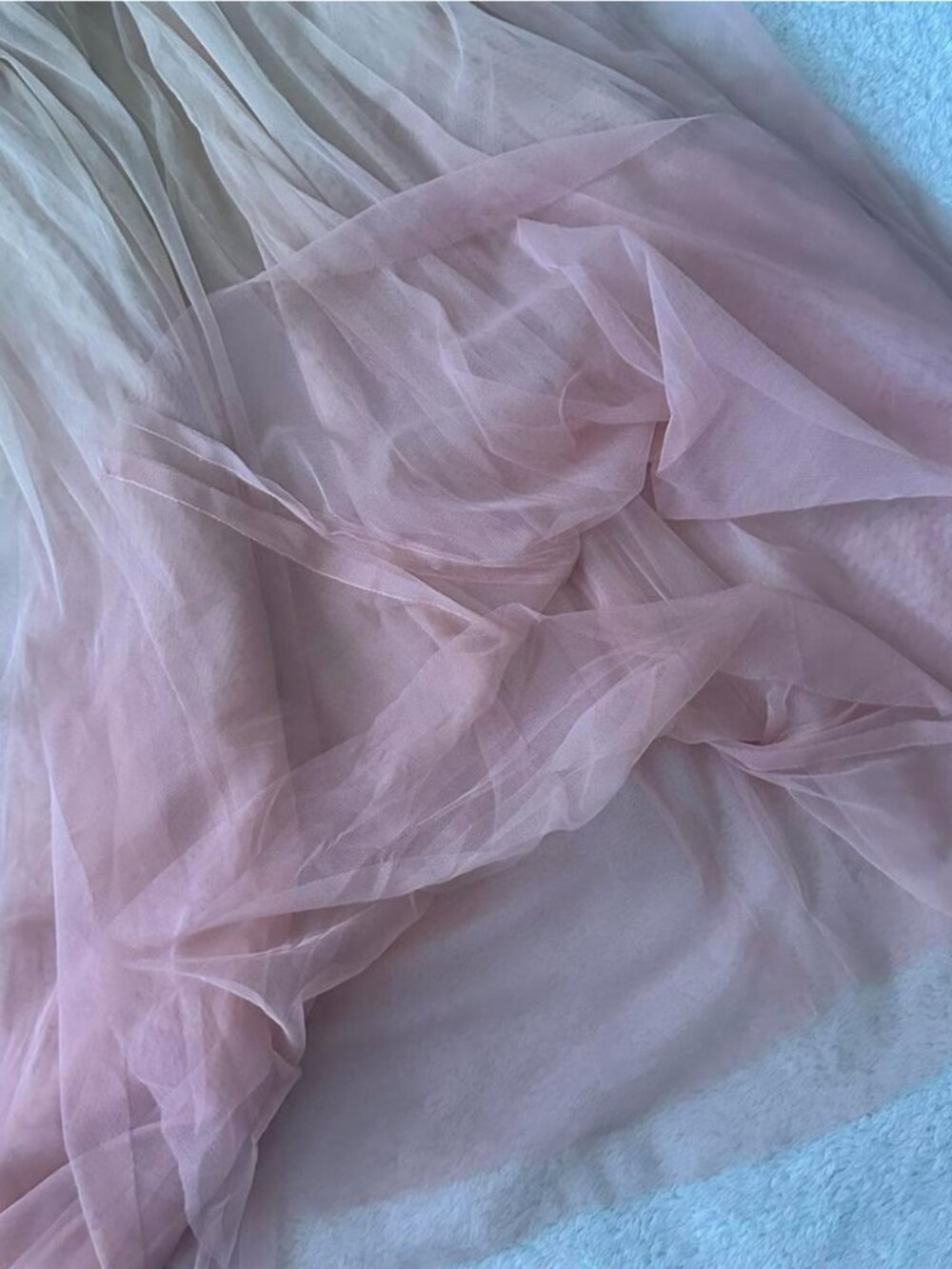 Free People FP One Rhea Tulle Maxi Skirt – Sunset Ombre – Size Large - Picture 15 of 16
